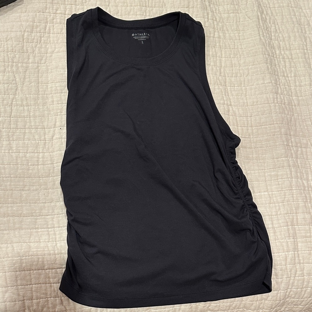 Athleta Women's Black With Ease Cinch Tank